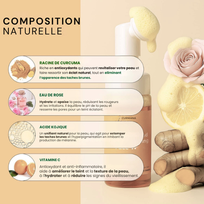 Mousse Purifiante Anti-Taches Au Curcuma