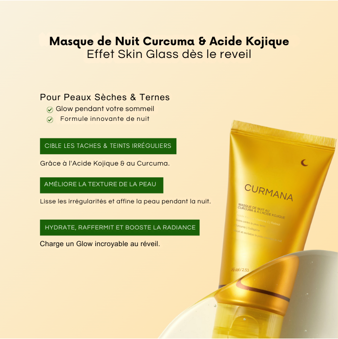 Masque au curcuma