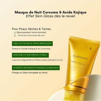 Masque au curcuma