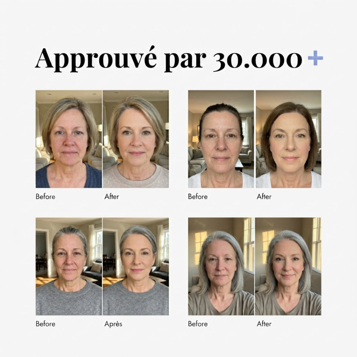 Approuvé par 30 000 clientes