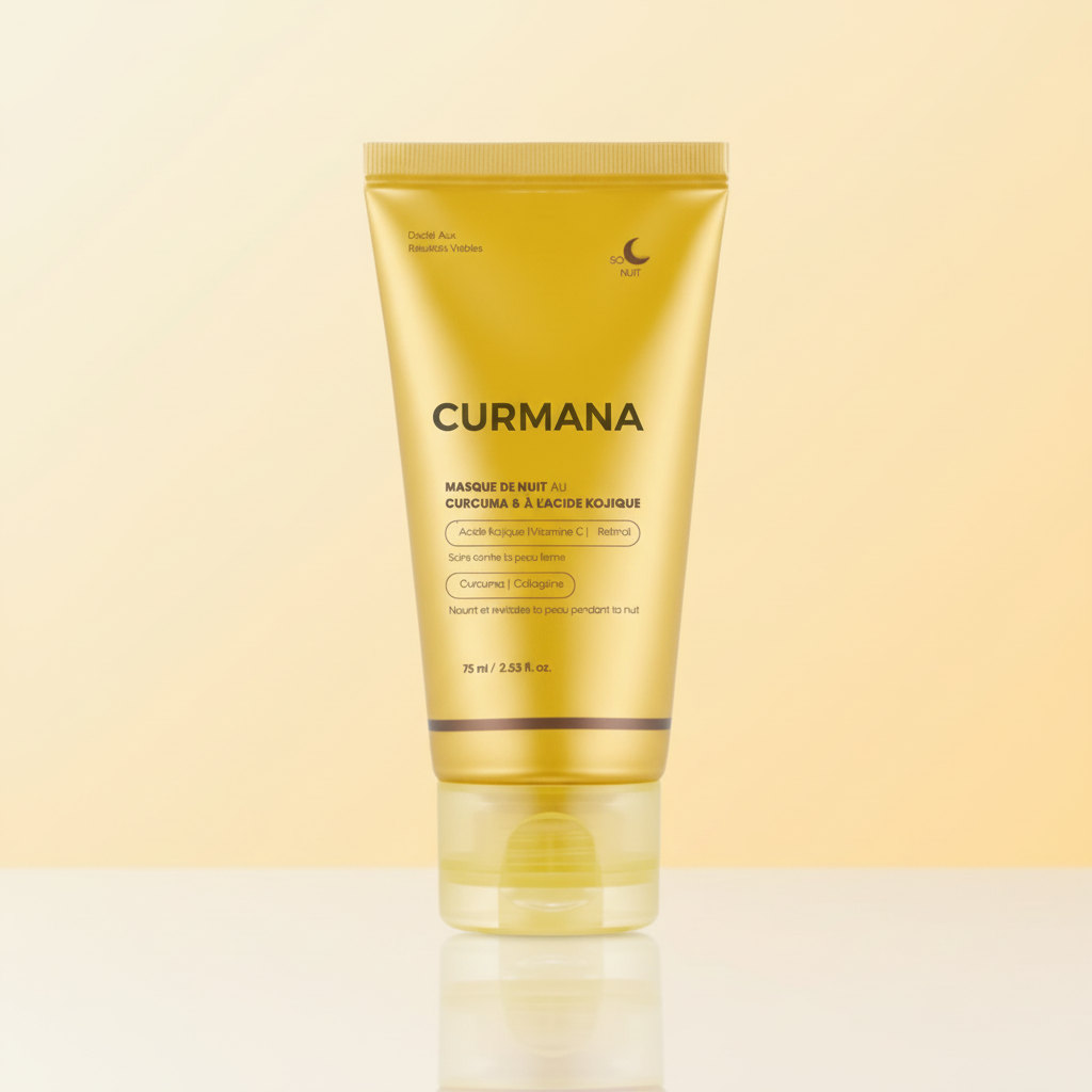 Masque de nuit Curmana avec arrière-plan élégant